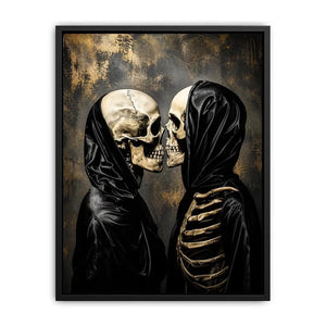 Intimate embrace of the forgotten skeletons