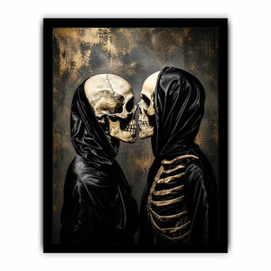 Intimate embrace of the forgotten skeletons
