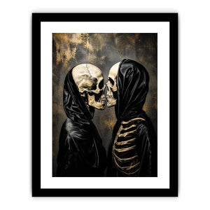 Intimate embrace of the forgotten skeletons