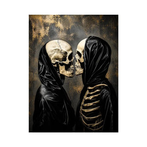 Intimate embrace of the forgotten skeletons