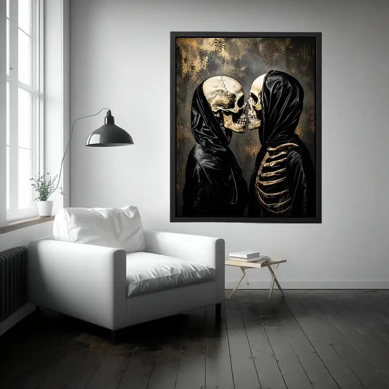 Intimate embrace of the forgotten skeletons