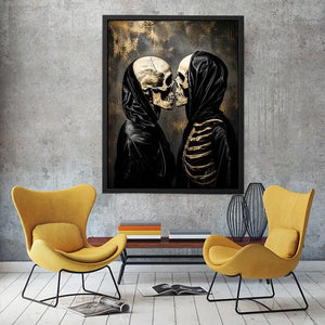 Intimate embrace of the forgotten skeletons