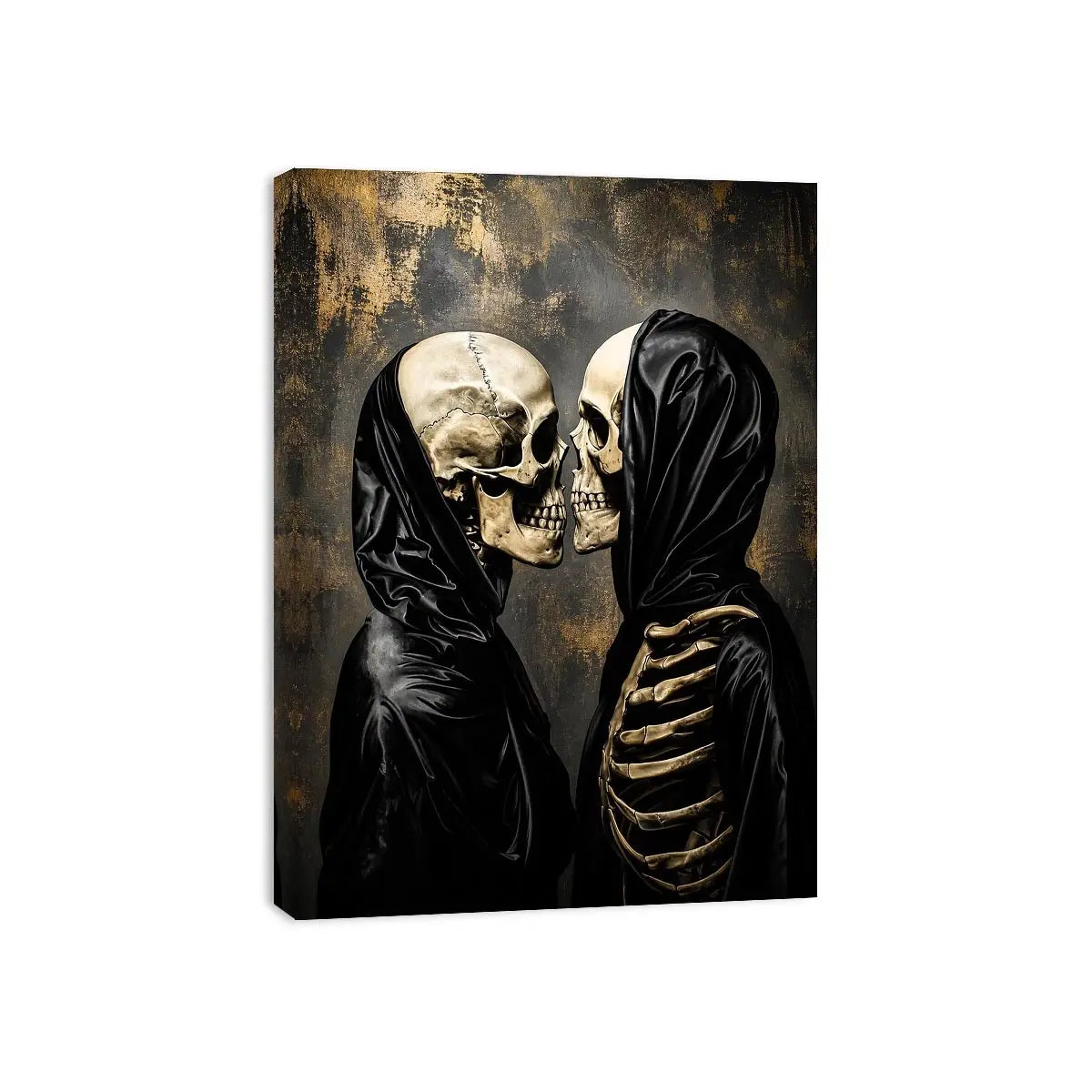 Intimate embrace of the forgotten skeletons