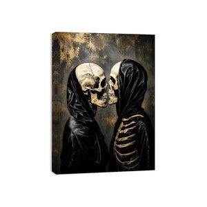 Intimate embrace of the forgotten skeletons