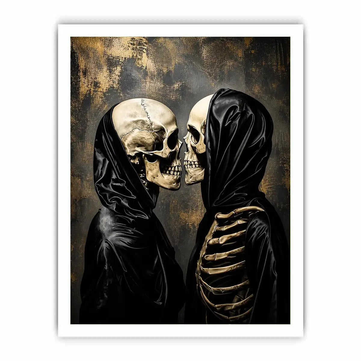 Intimate embrace of the forgotten skeletons