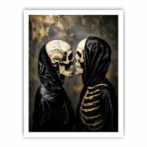 Intimate embrace of the forgotten skeletons