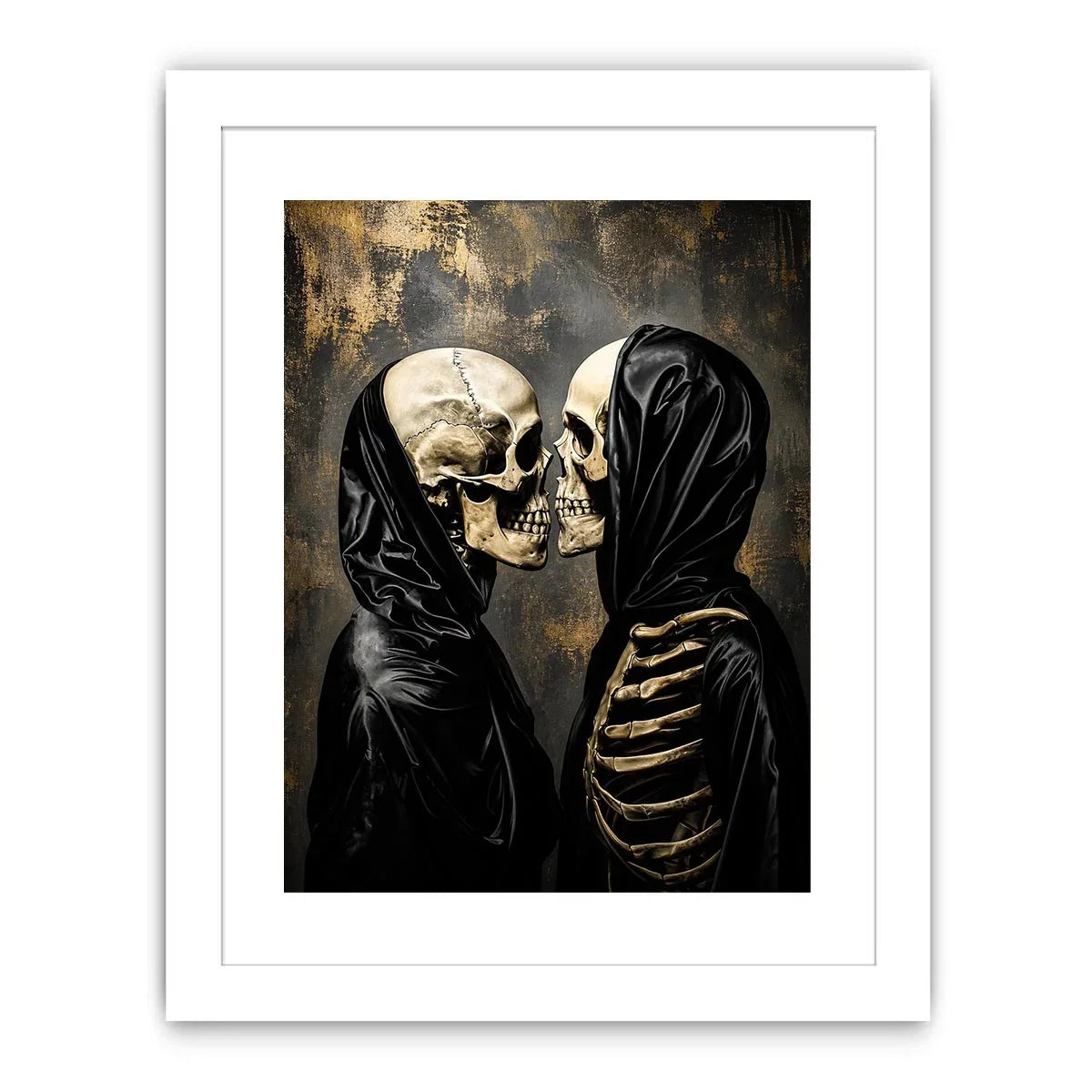 Intimate embrace of the forgotten skeletons