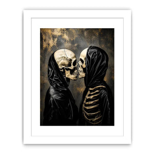 Intimate embrace of the forgotten skeletons