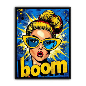 Surprised pop art explosion