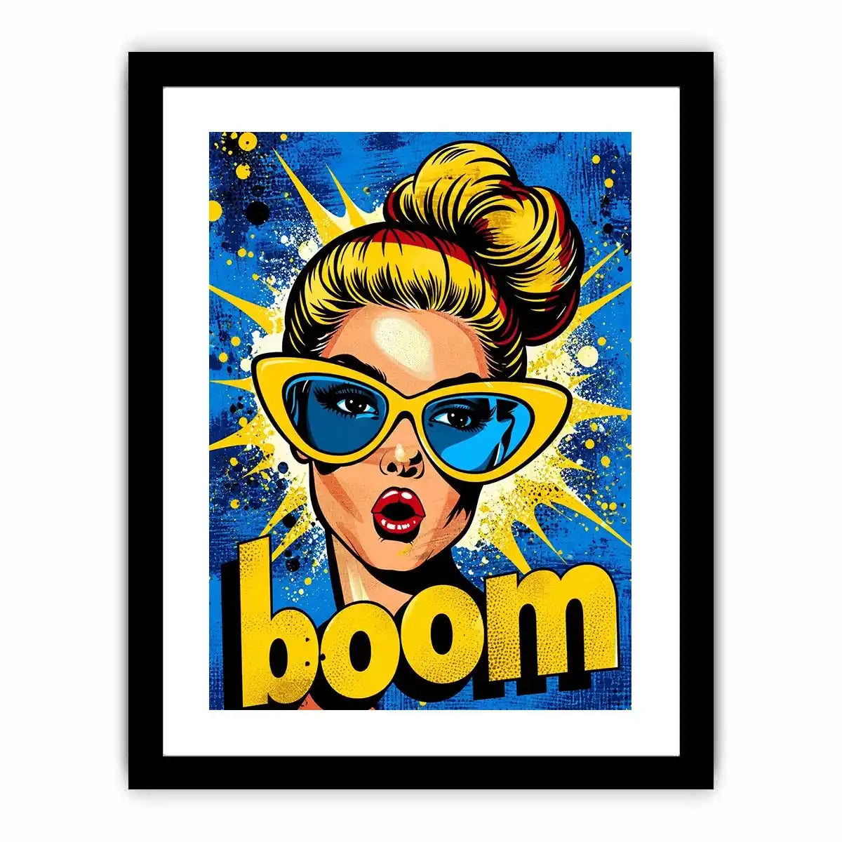 Surprised pop art explosion