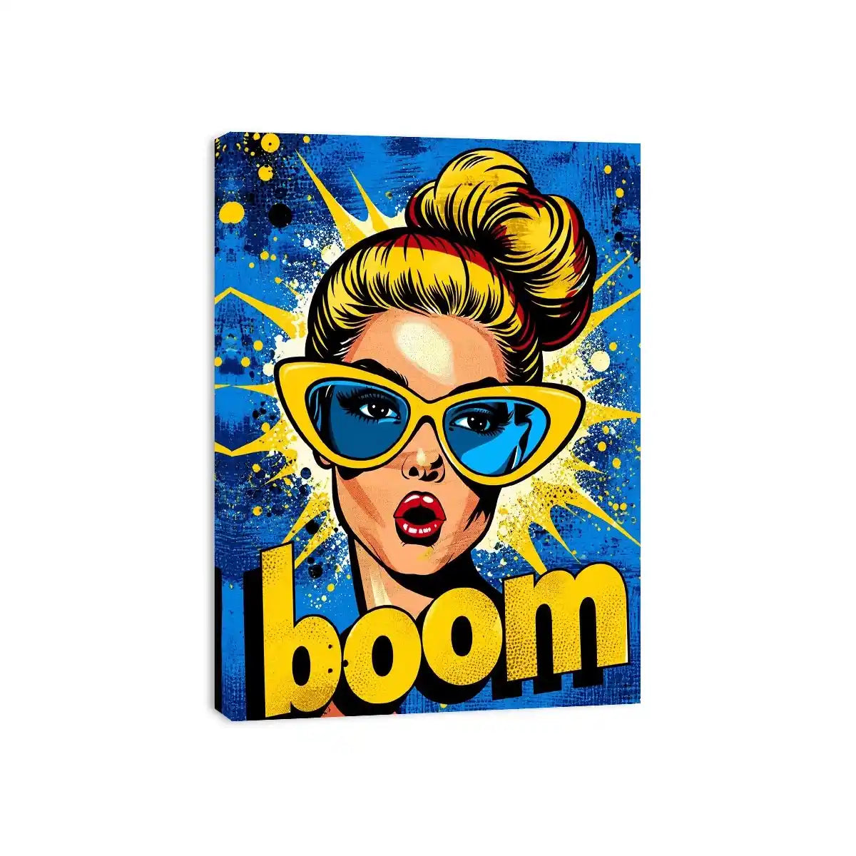 Surprised pop art explosion