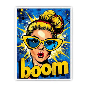Surprised pop art explosion