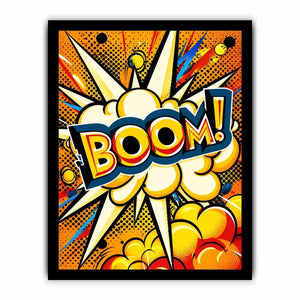 Explosive comic burst of excitement