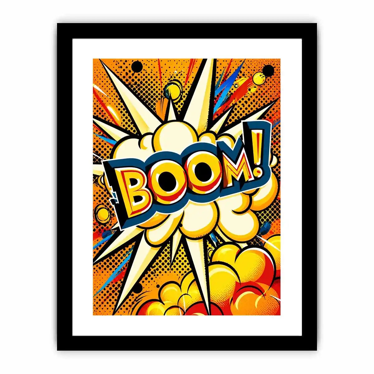 Explosive comic burst of excitement