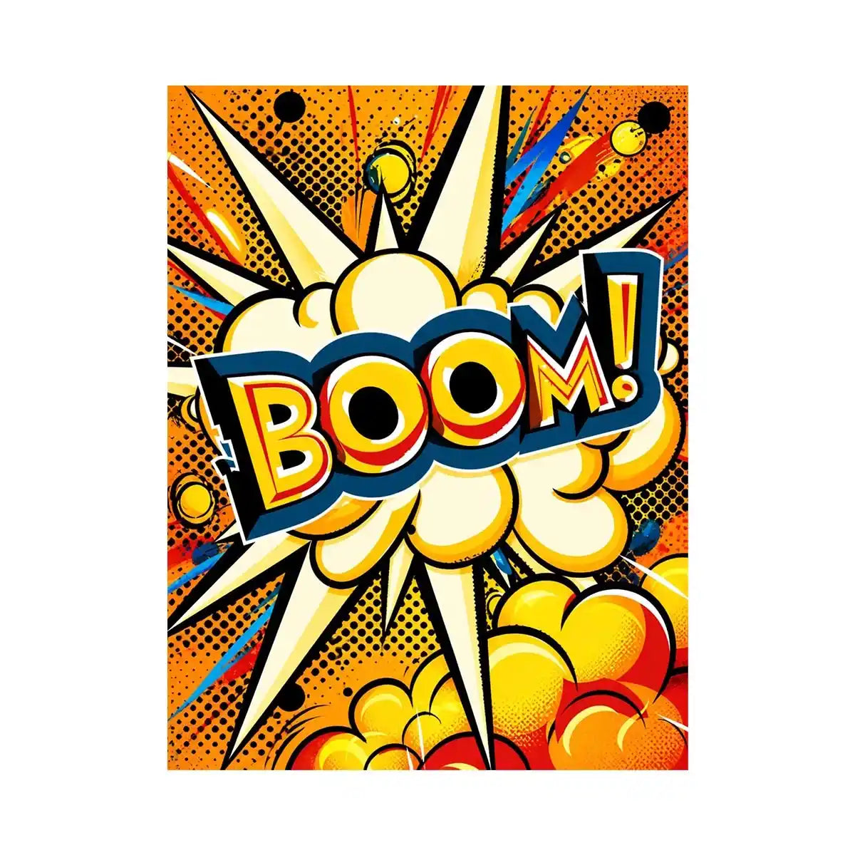 Explosive comic burst of excitement