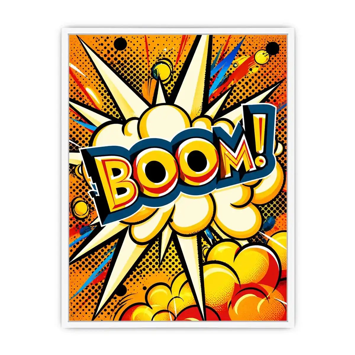 Explosive comic burst of excitement