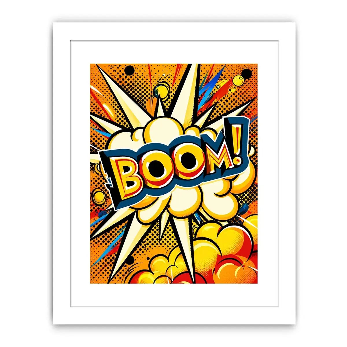 Explosive comic burst of excitement