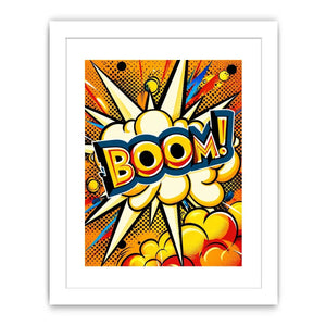 Explosive comic burst of excitement