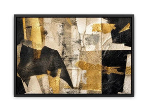 Muted textures with gilded accents