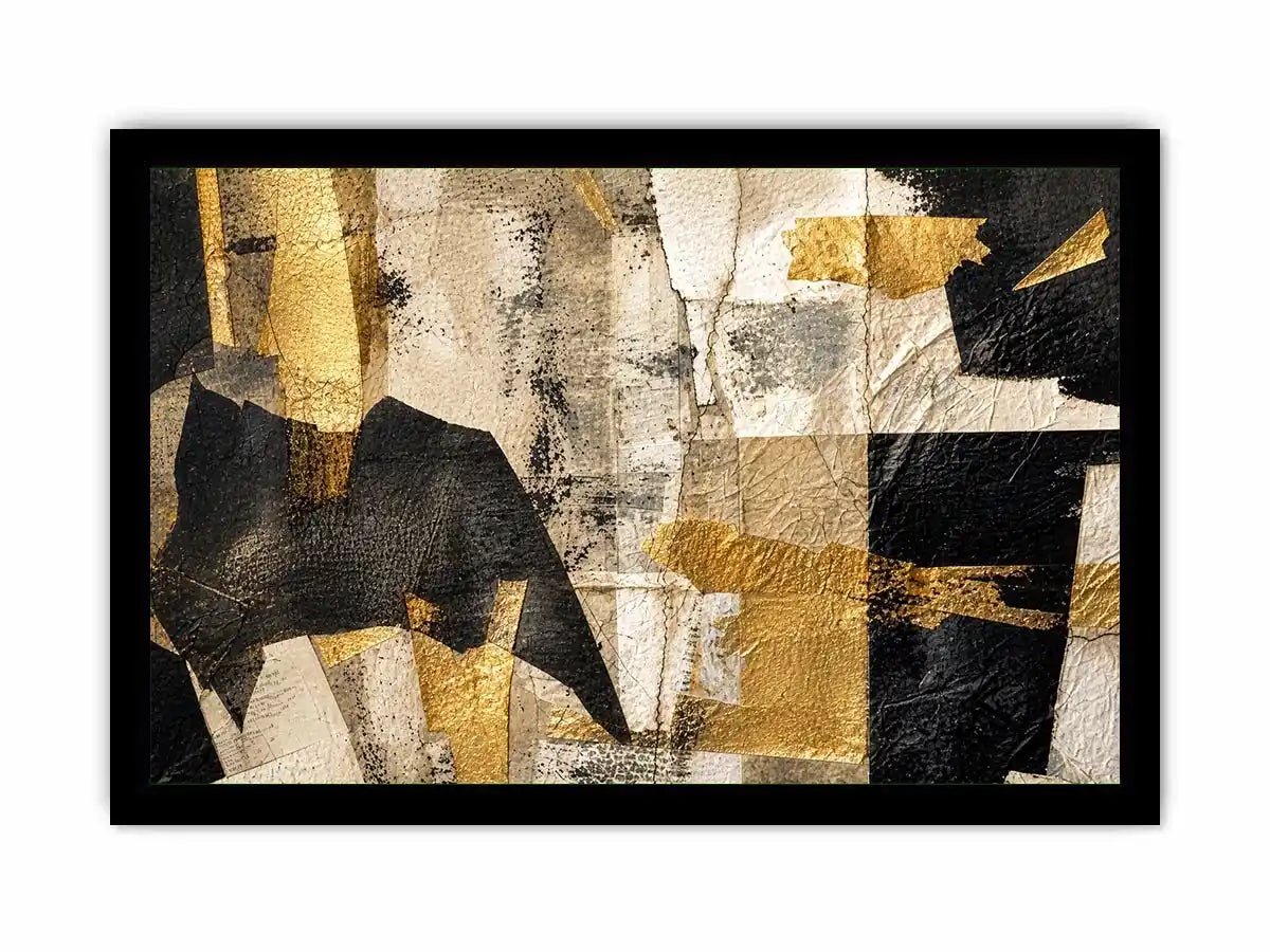 Muted textures with gilded accents