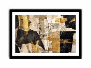 Muted textures with gilded accents