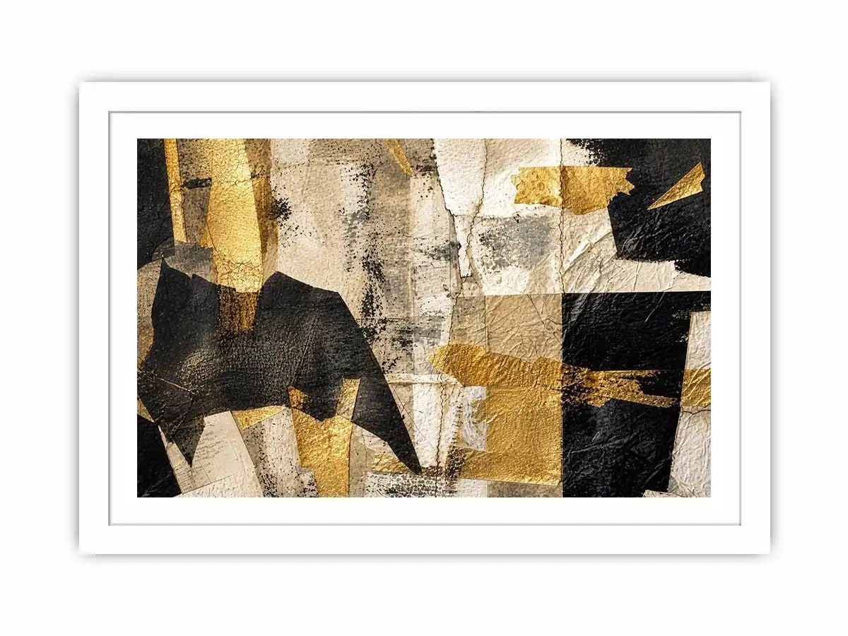 Muted textures with gilded accents