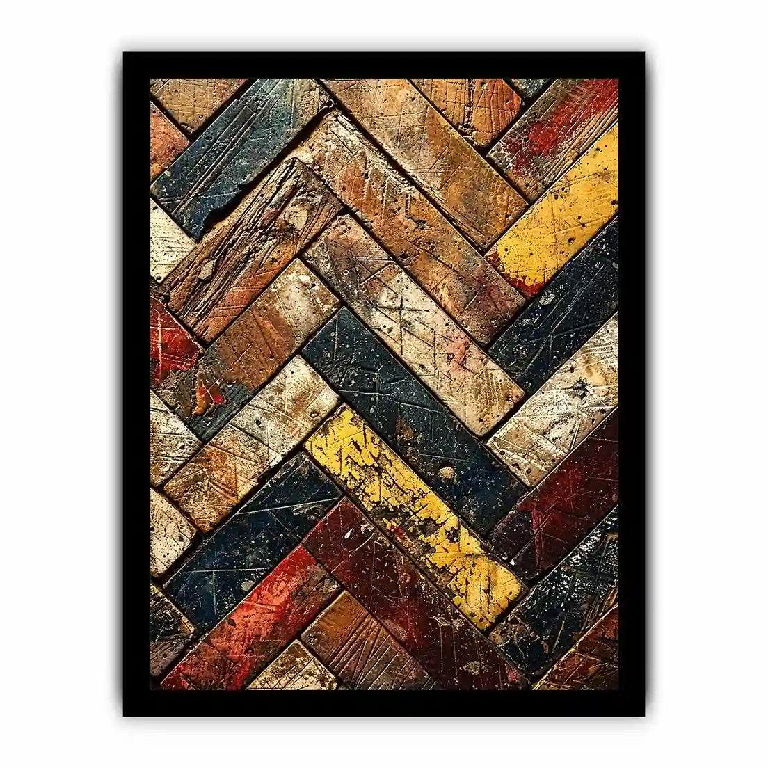 Rustic herringbone wood texture pattern