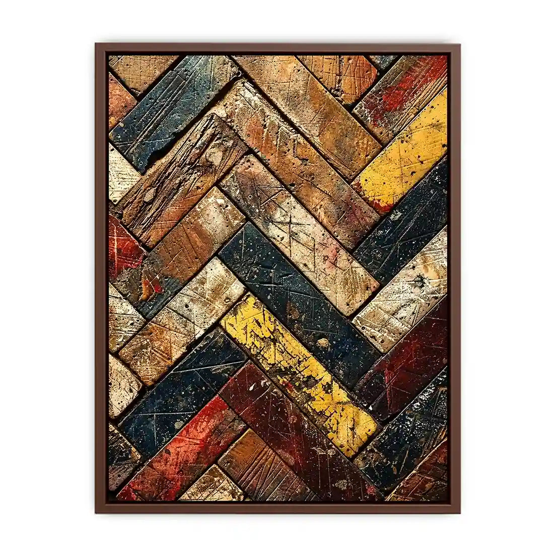 Rustic herringbone wood texture pattern
