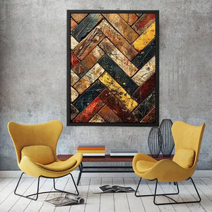 Rustic herringbone wood texture pattern
