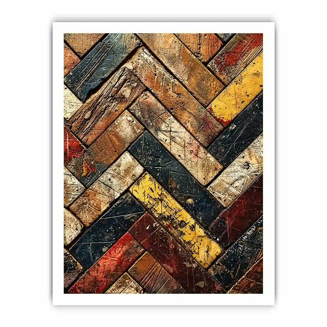 Rustic herringbone wood texture pattern