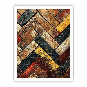Rustic herringbone wood texture pattern