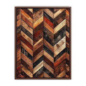 Rustic chevron wood panel texture