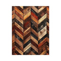 Rustic chevron wood panel texture