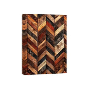 Rustic chevron wood panel texture