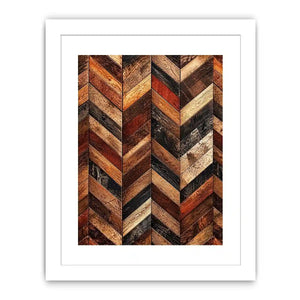 Rustic chevron wood panel texture