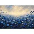 Serene wildflower meadow at dawn