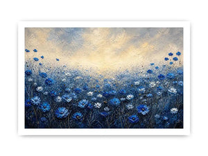 Serene wildflower meadow at dawn
