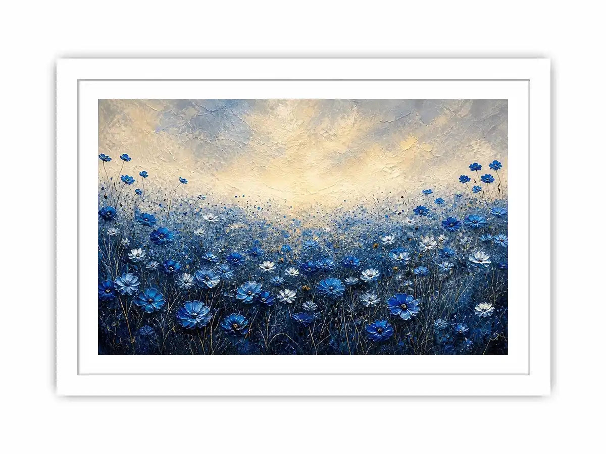 Serene wildflower meadow at dawn