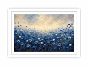 Serene wildflower meadow at dawn