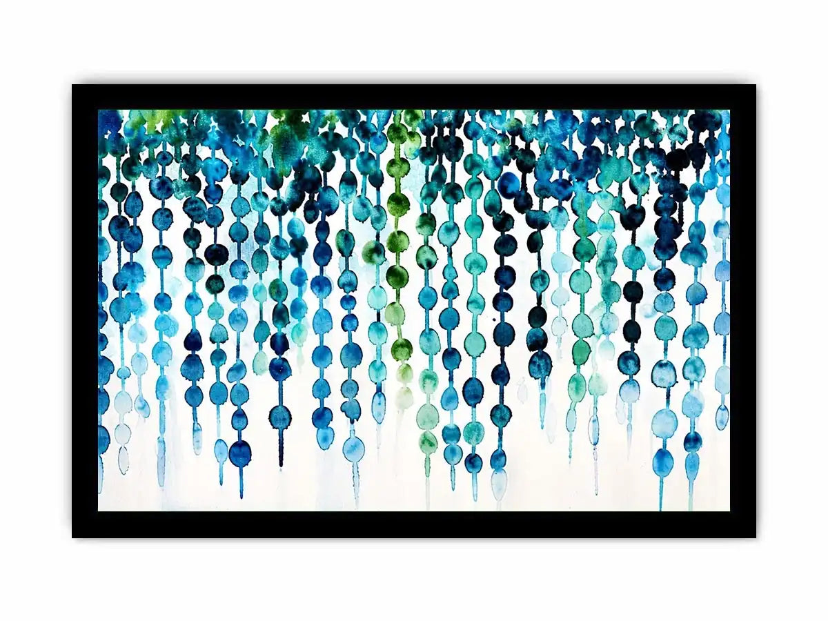 Oceanic abstract watercolor flow