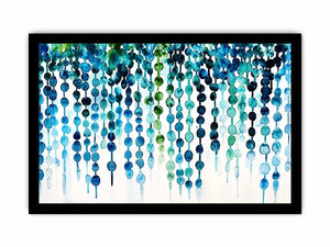 Oceanic abstract watercolor flow