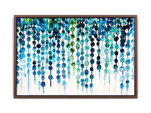Oceanic abstract watercolor flow