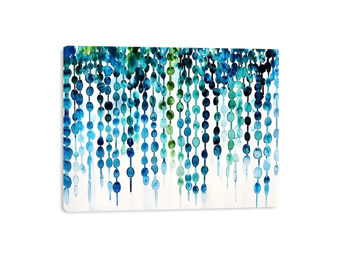 Oceanic abstract watercolor flow