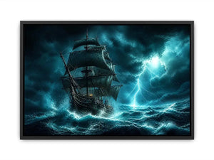 Stormy voyage on a turbulent sea