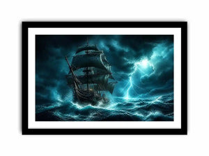 Stormy voyage on a turbulent sea