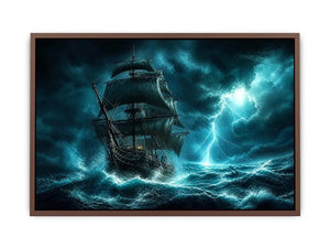 Stormy voyage on a turbulent sea