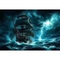 Stormy voyage on a turbulent sea