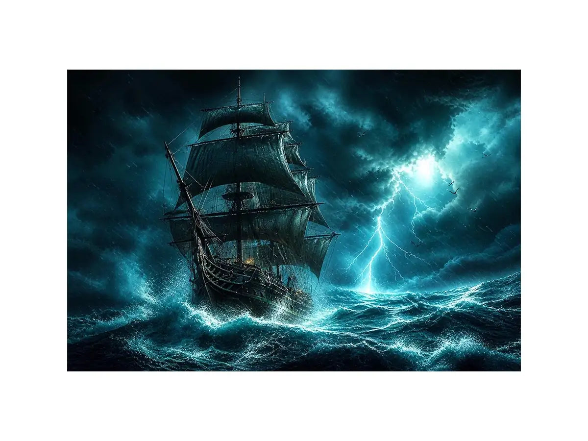 Stormy voyage on a turbulent sea