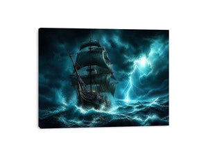 Stormy voyage on a turbulent sea