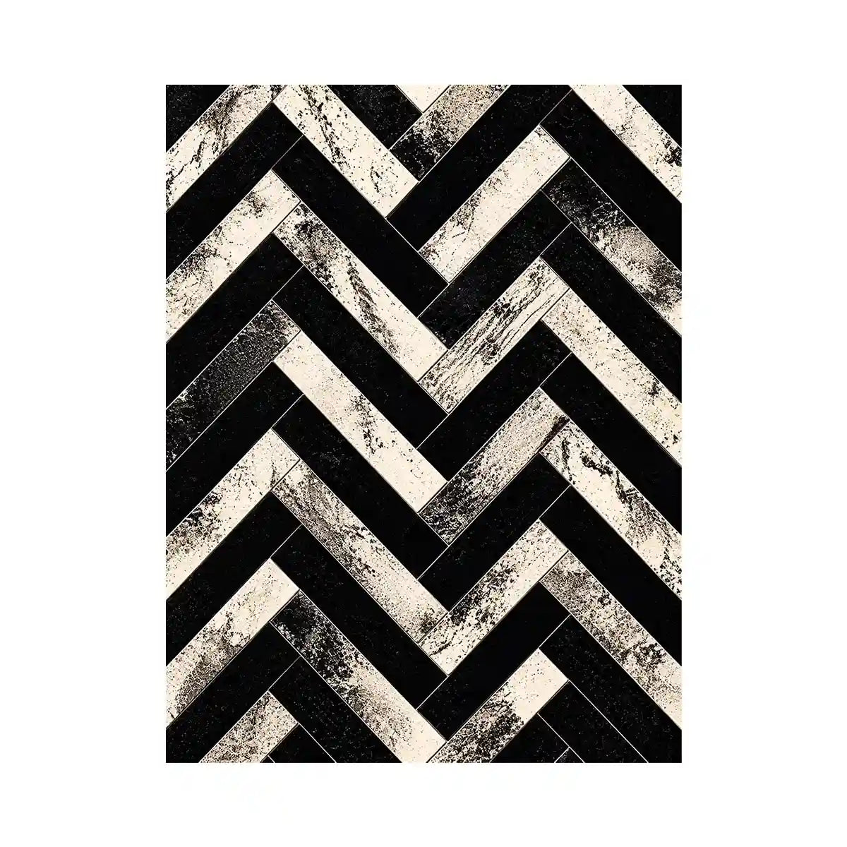 Geometric chevron pattern with textured details
